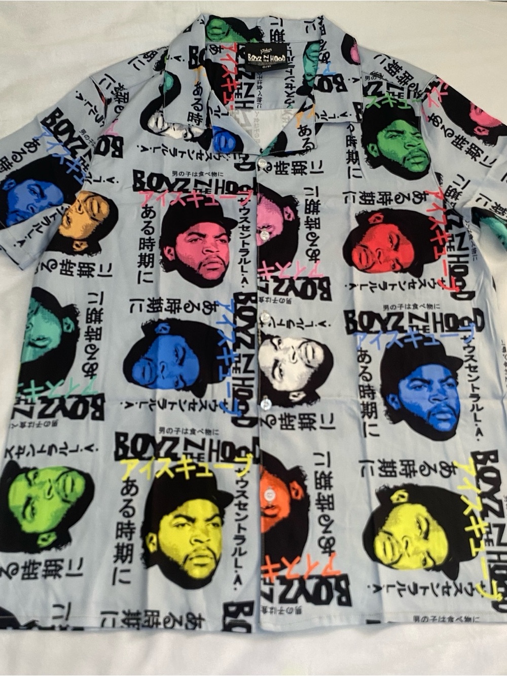 Boyz N The Hood Shirt Mens Small S All Over Print AOP Ice Cube Japanese Philcos